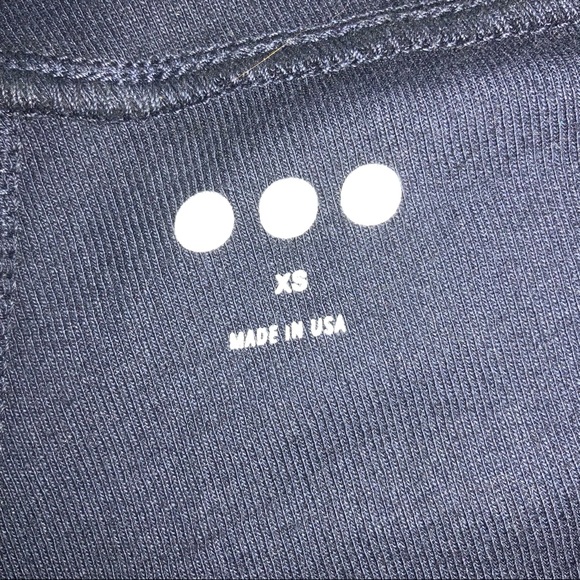 Three Dots Navy Blue Short Sleeve Dress - Picture 6 of 7